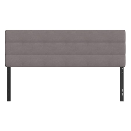 Flash Furniture Gray Tufted Fabric Upholstered King Headboard TW-3WLHB21-GY-K-GG